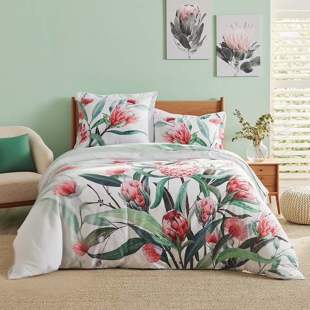Komplet navlaka za poplun Monica Floral Botanical Printed
